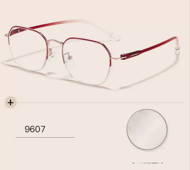 Popular high-definition anti-blue light anti-fatigue farsighted half-frame reading glasses (specifications: burgundy anti-blue light 350 degrees [recommended for 70-74 years old])