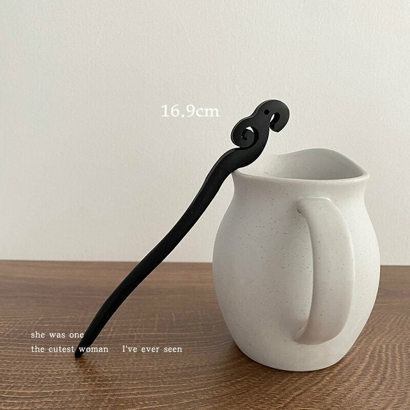 Hot style antique wooden hairpin hair accessories (Black Log-Xiangrui)