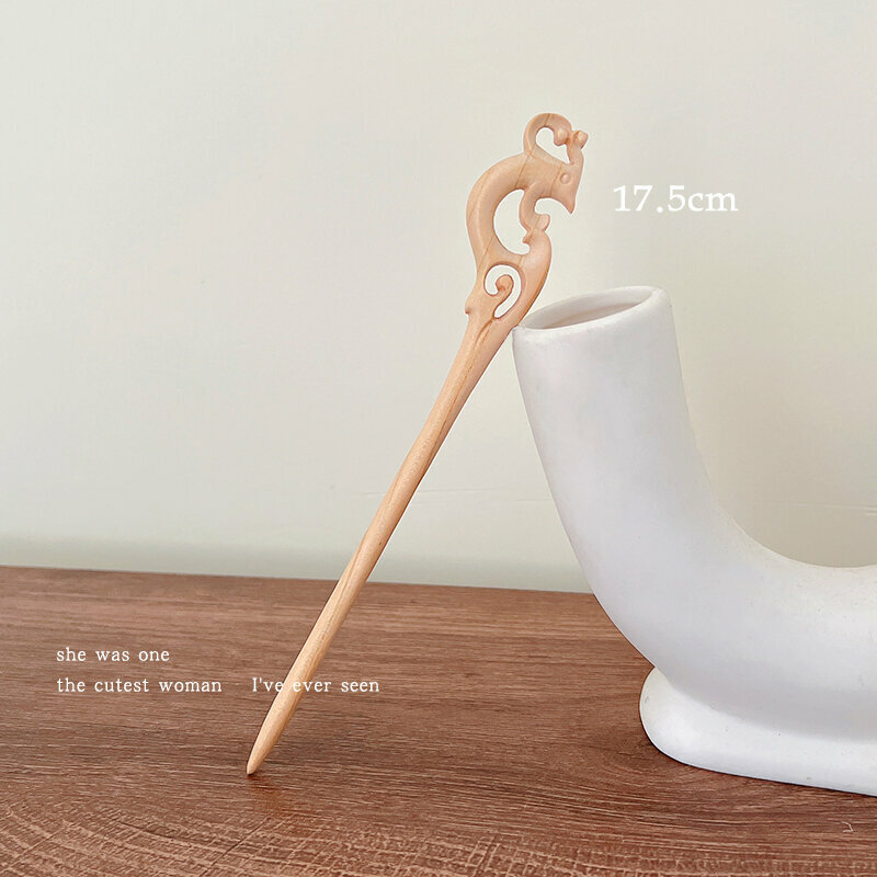 Hot style antique wooden hairpin hair accessories (crested hairpin)