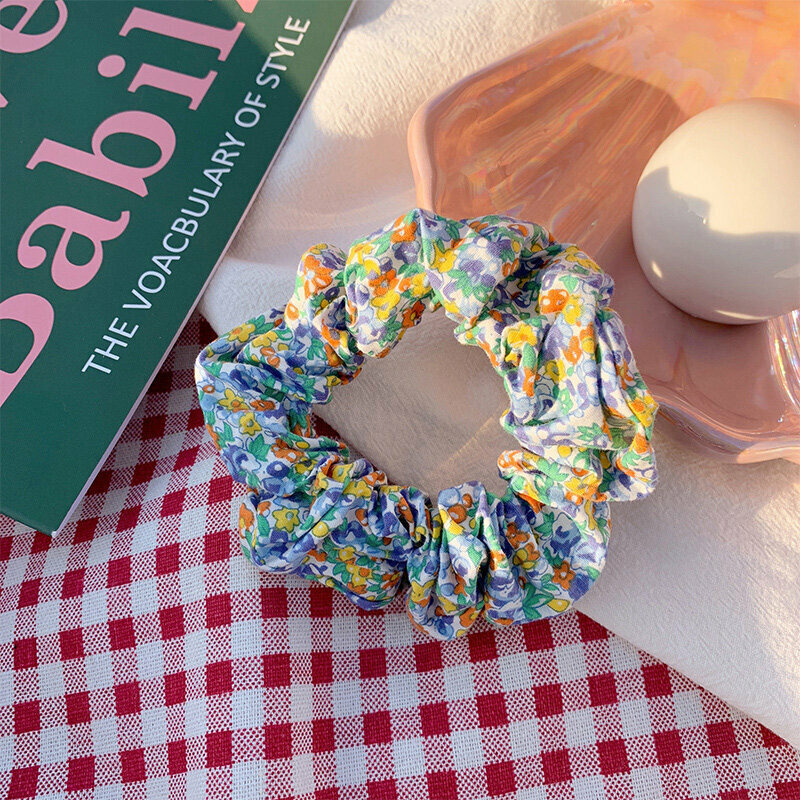 Popular fashionable hair ties and hair accessories (Pastoral Orange Blossom)