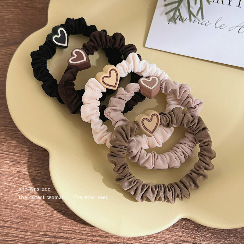 Popular fashionable hair ties and hair accessories (5 pieces in mixed colors)