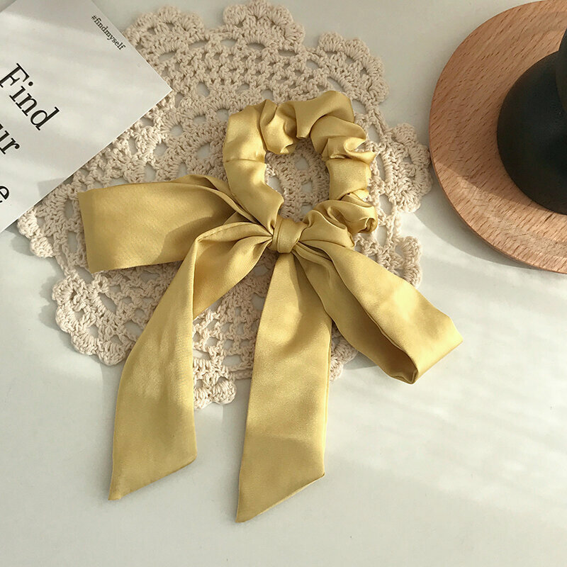 Hot trendy hair tie hair accessories (yellow)