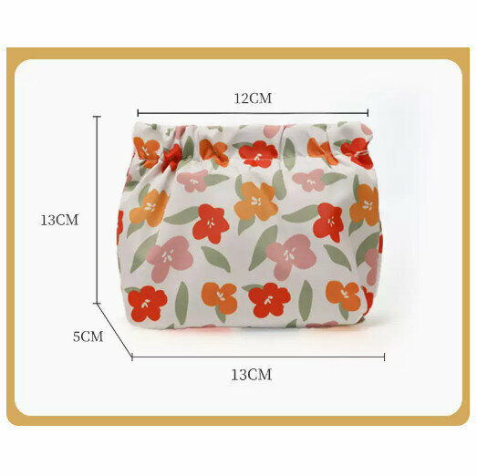 Popular portable cosmetic bag storage bag (flower blooming)