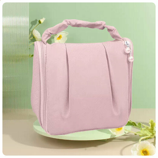 Hot recommendation portable travel cosmetics storage bag [pink]