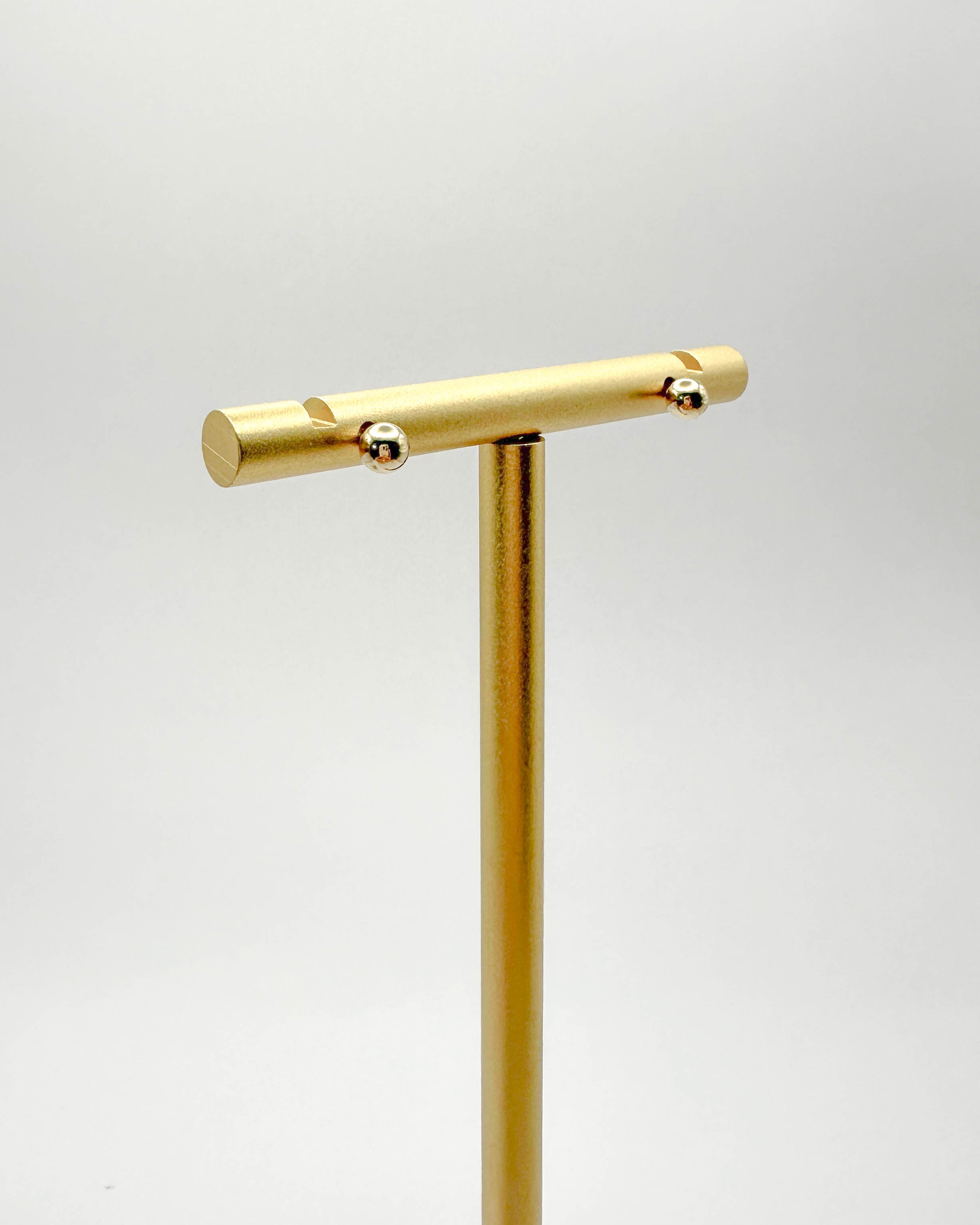 Jill | 極簡金豆耳環 14K包金