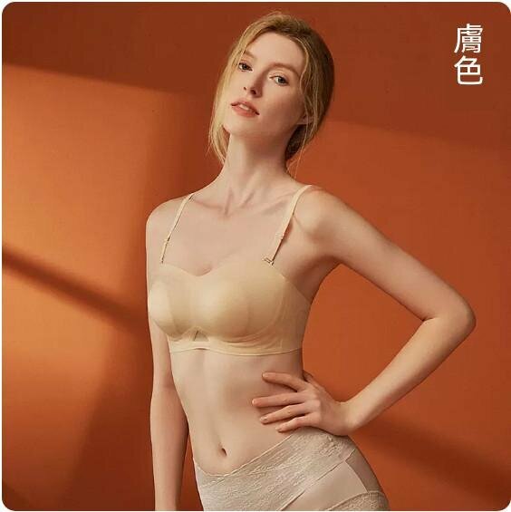 新款兔耳朵無鋼圈胸圍內衣（膚色）【尺碼：S碼】