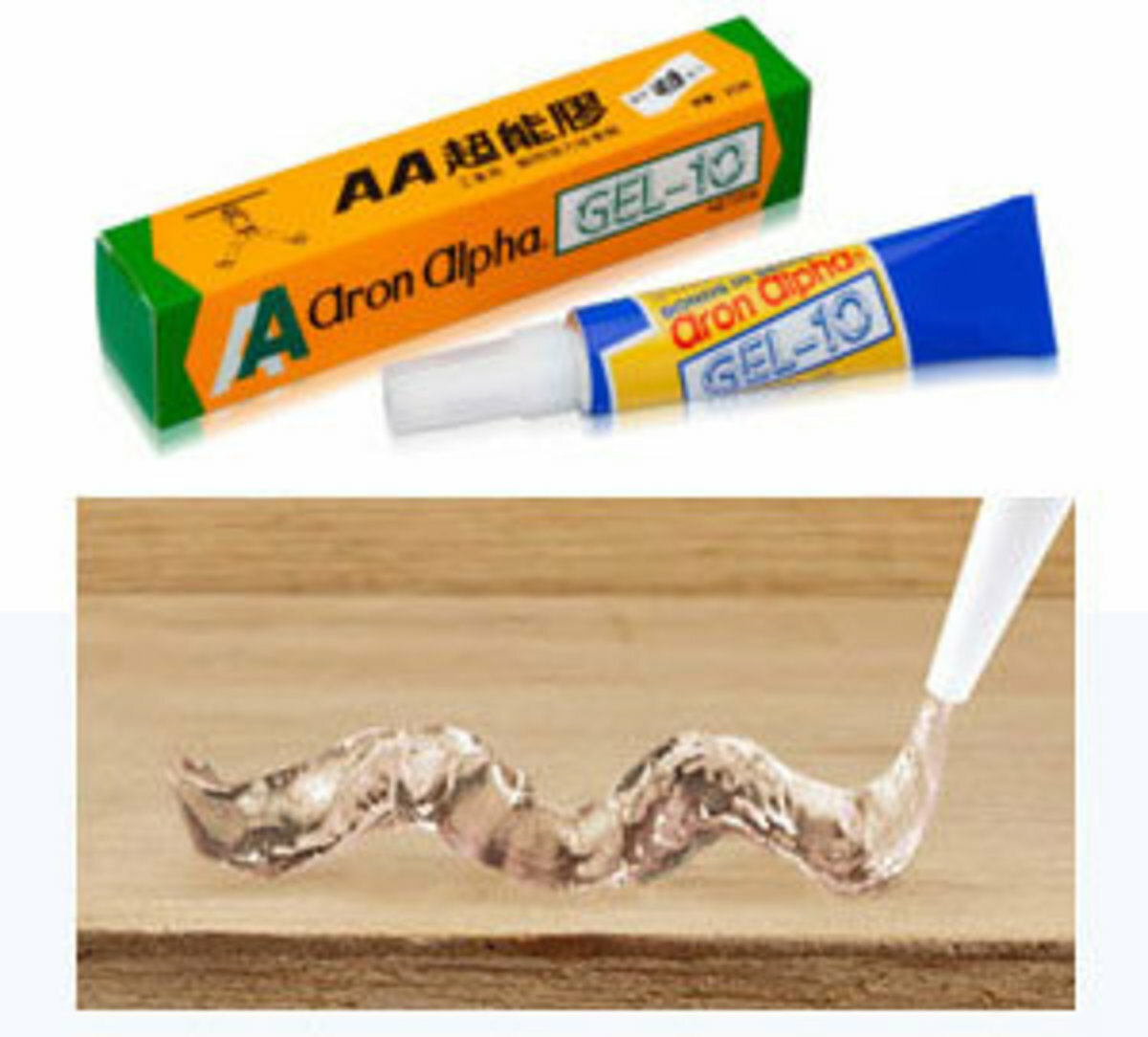 AA - AA超能膠│#Gel 10 瞬間強力黏合劑 (工業用高黏度)(20g)《香港行貨》- 1支