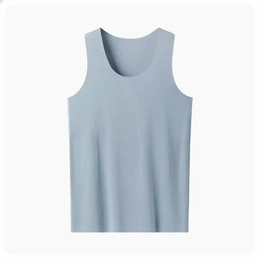 Hot recommended sports sleeveless T-shirt [charcoal gray] (L-3XL size) (please contact customer service to confirm the delivery size after placing the order)