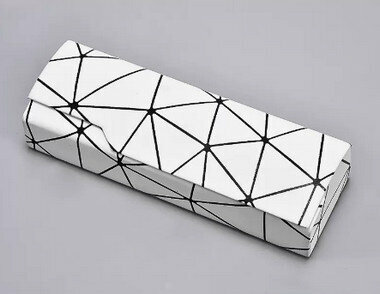 Hot-recommended high-end portable anti-stress glasses case (Specification: crystal white [Glasses cloth included])