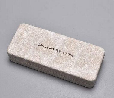 Hot recommended high-end portable anti-pressure glasses case (Specification: Wenluan-linen rice [free glasses cloth])