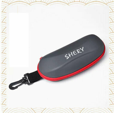 Hot push zipper glasses case (Specification: Vibrant gray)