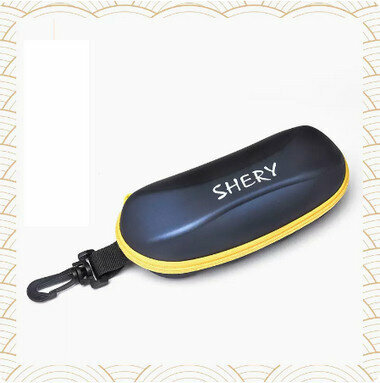 Hot push zipper glasses case (Specification: Vibrant Blue)