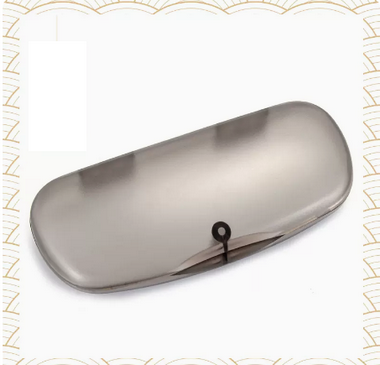 Hot push plastic glasses case (specification: Japanese black [free cleaner + lens cloth])