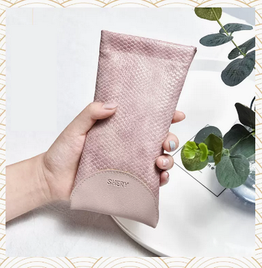 Hot Recommended Glasses Bag (Specification: Lingbo-Sakura Powder [Free High-Quality Glasses Cloth + Cleaner])