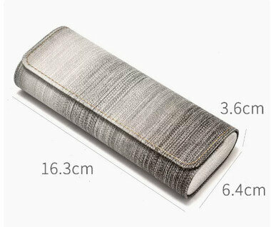 Hot recommended glasses and sunglasses storage bag (specification: gradient gray)
