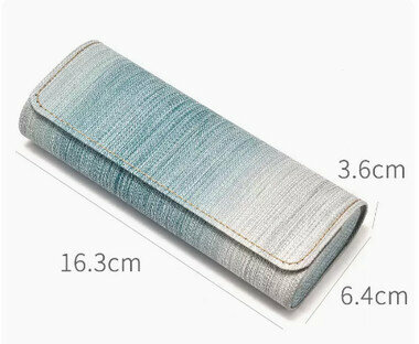 Hot recommended glasses and sunglasses storage bag (specification: gradient blue)