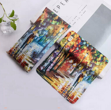 Hotly recommended oil painting glasses case (specification: Sing in the Rain 2-piece set)