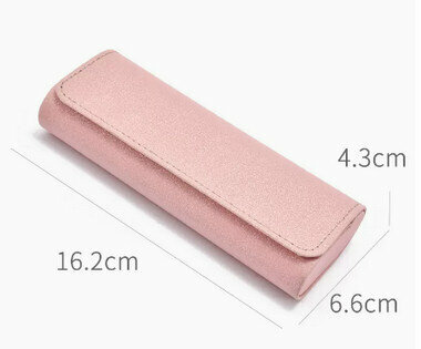 Hot recommended storage children's glasses case (specification: light pink [free cleaner + lens cloth])