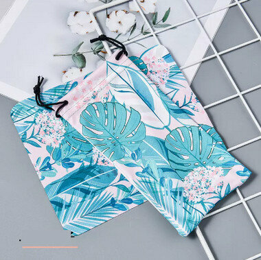 Hotly recommended glasses storage bag protective cover (specification: [Foundation Leaves] 2-piece set)