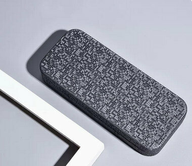 Hot recommended glasses case (specifications: pixel style - dark gray [cleaner + lens cloth])
