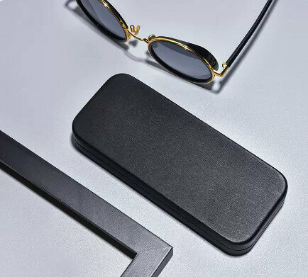 Hot recommended glasses case (specifications: ultra-thin model - black [cleaner + lens cloth])