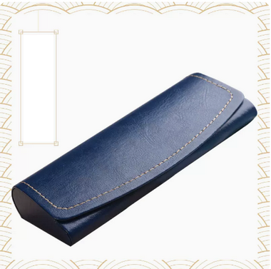 Popular glasses case (specifications: designer blue [single lens case])