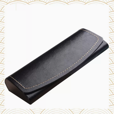 Popular glasses case (specifications: designer black [free cleaner + lens cloth])