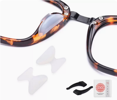 Popular glasses anti-slip nose pad silicone air bag nose pad (specification: regular transparent M 15 pairs [free gift])