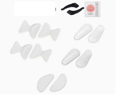 Popular glasses anti-slip nose pad silicone airbag nose pad (specifications: transparent L combination pack of 10 pairs [free gift])