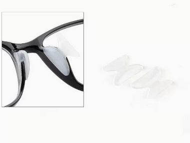 Popular glasses anti-slip nose pads silicone airbag nose pads (specifications: regular style L white 5 pairs)