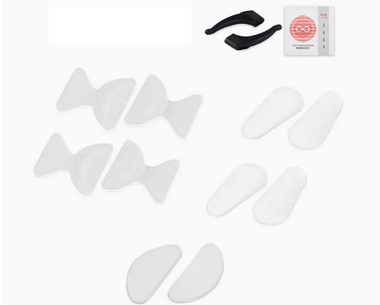 Popular glasses anti-slip nose pads silicone airbag nose pads (Specifications: Transparent M combination pack of 10 pairs [free gift])