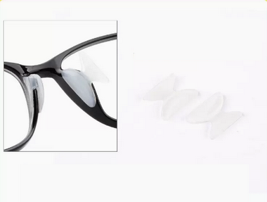 Popular glasses anti-slip nose pads silicone airbag nose pads (specifications: regular M white 5 pairs)