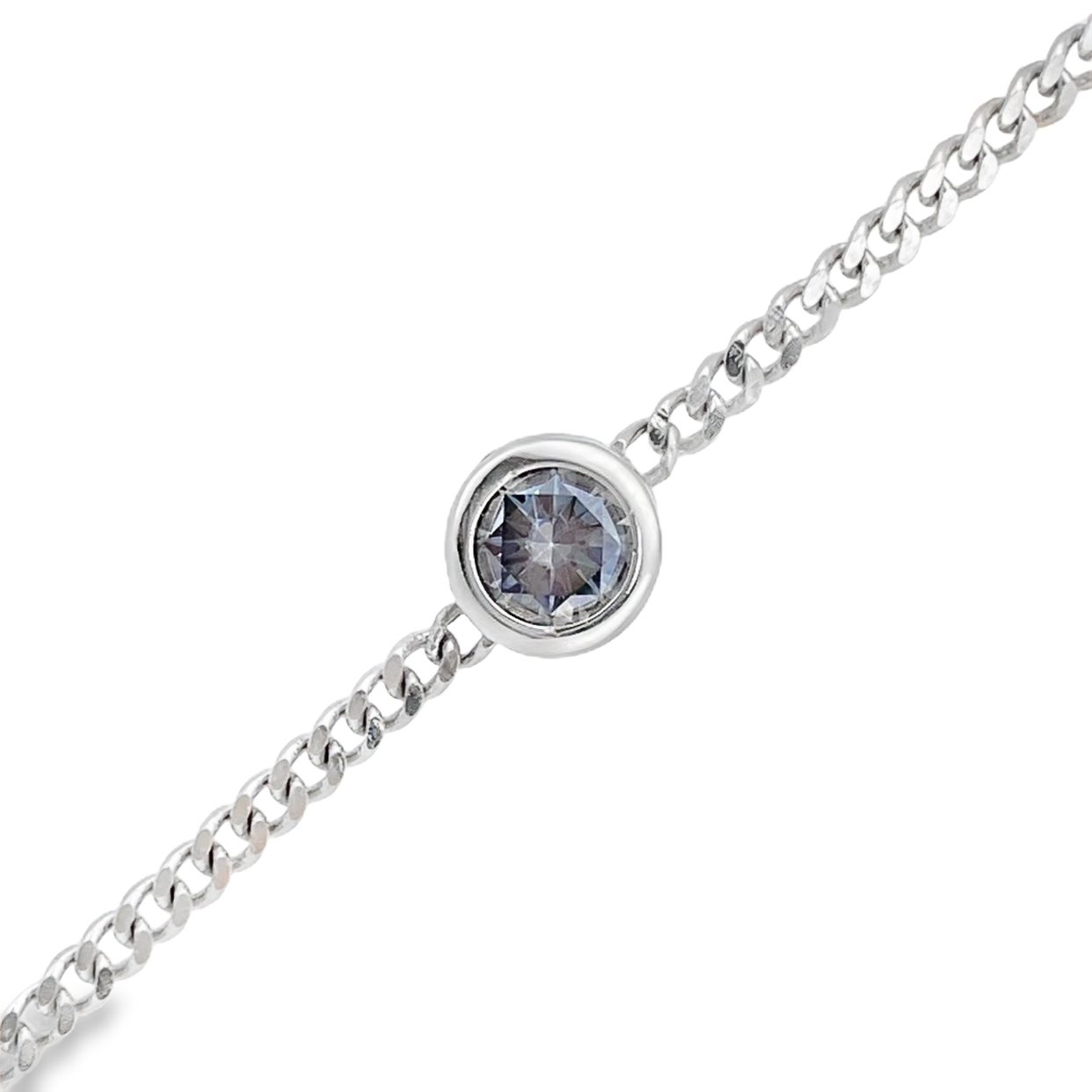 T616灰色莫桑鑽手鍊