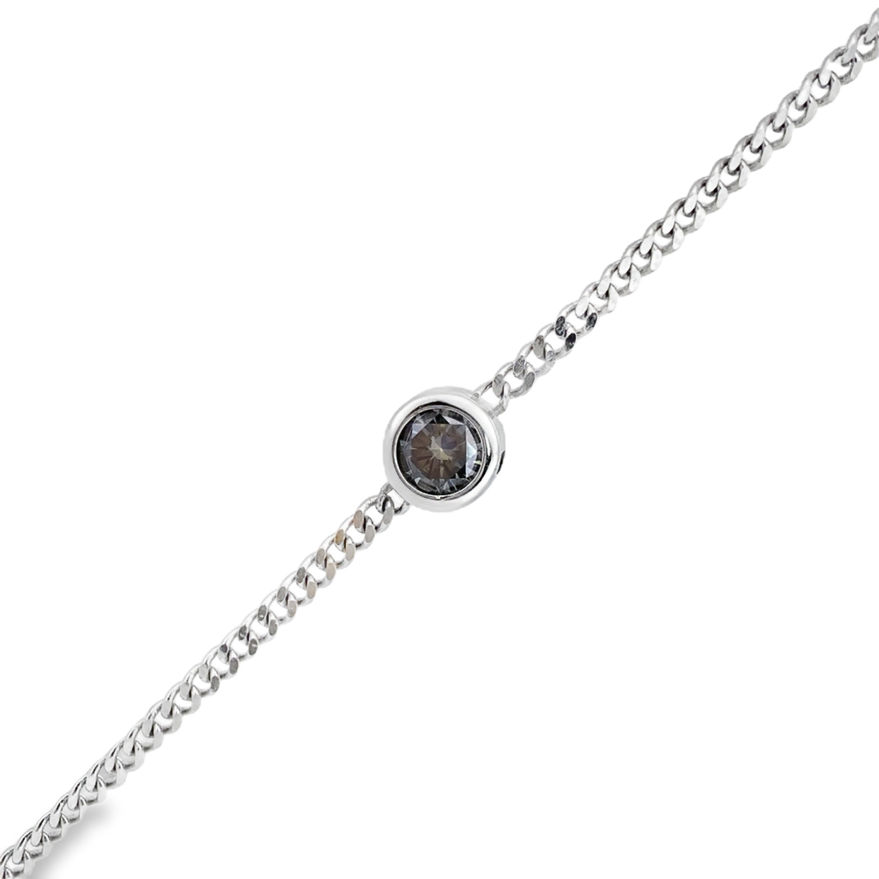 T616灰色莫桑鑽手鍊