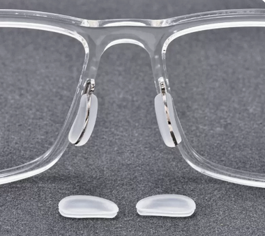 新款卡扣式眼鏡鼻托鼻墊(規格：逗號卡式鼻托【3對裝】)