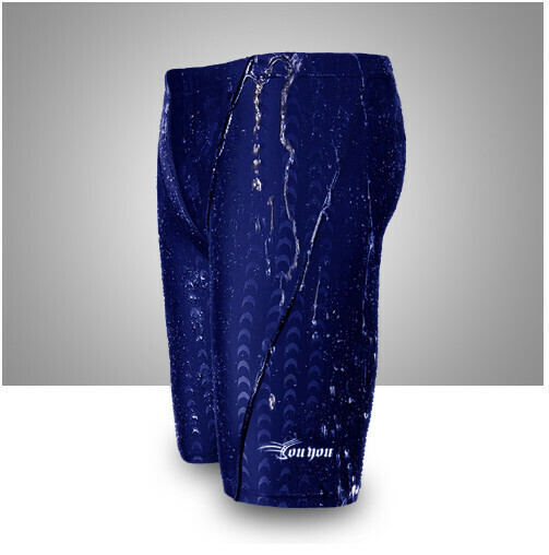 New men's boxer blue swimming trunks (L-5XL) (contact customer service after placing an order for shipping sizes)