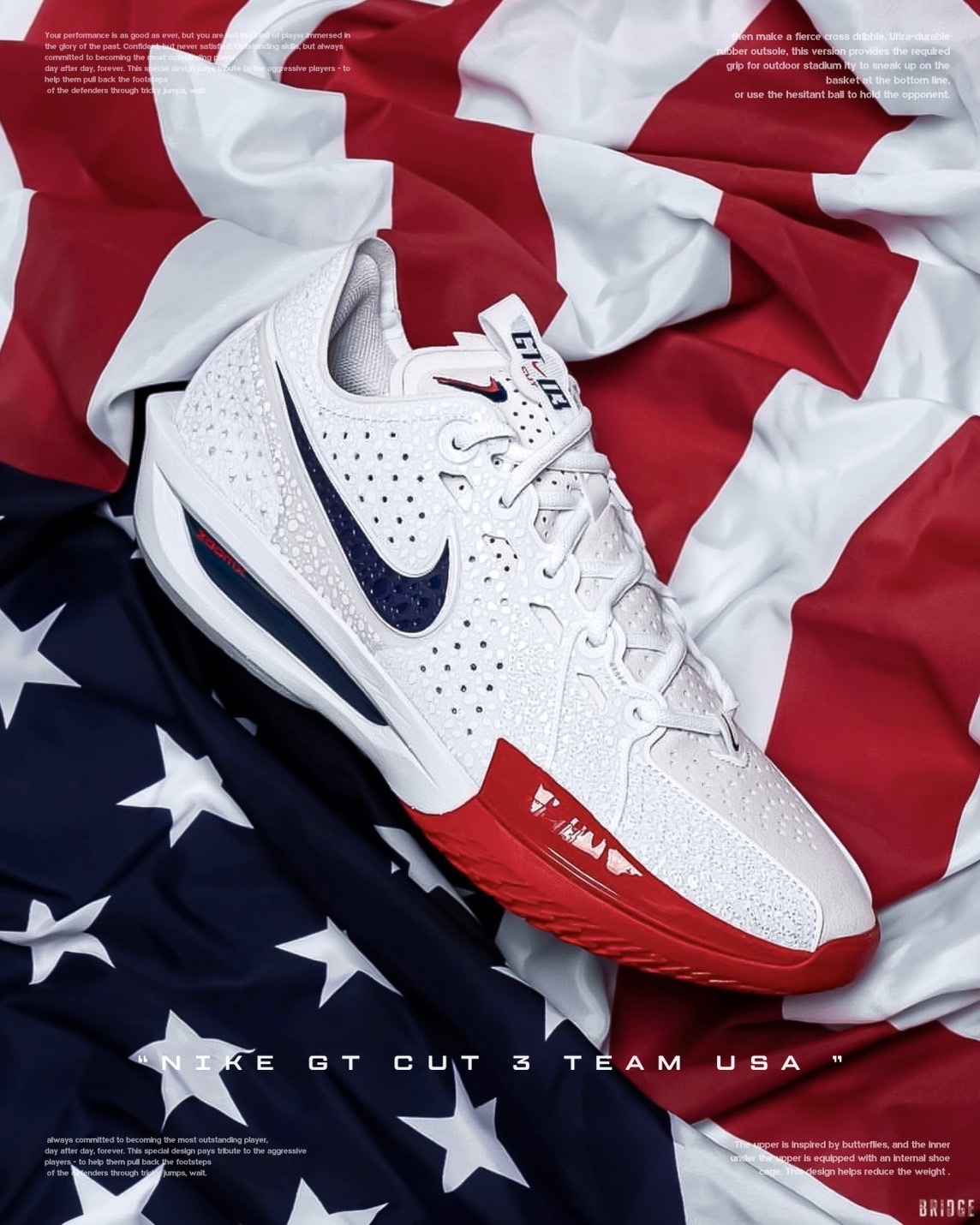 NIKE GT CUT 3美國隊限定🇺🇸