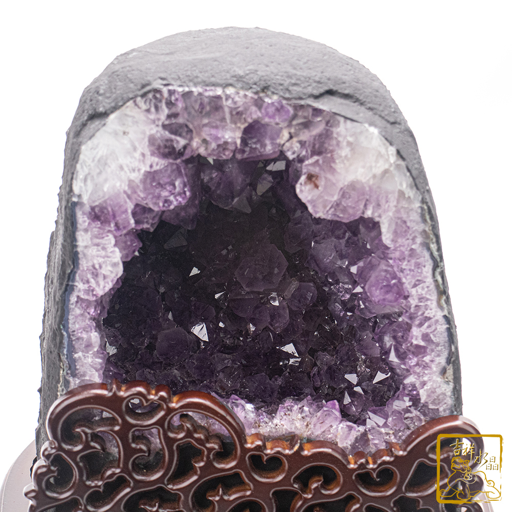 巴西紫水晶洞 15.8kg 聚錢水