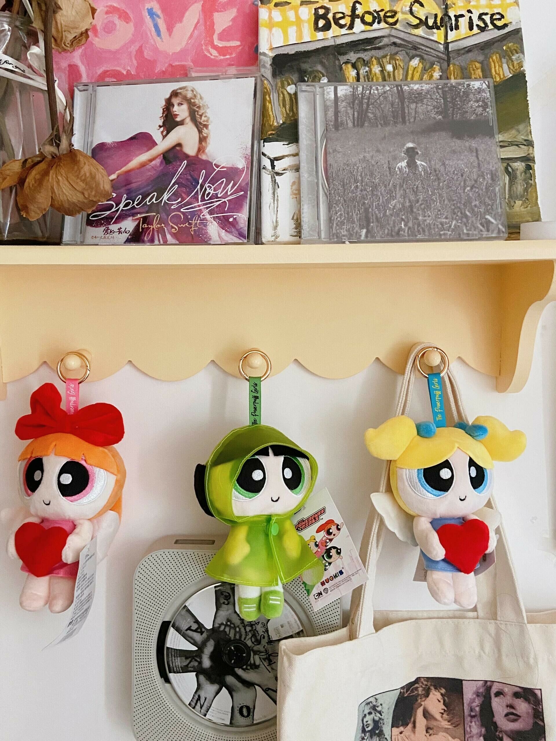 正版授權 飛天小女警 雨衣 天使 玩偶 娃娃 吊飾 (共六款)