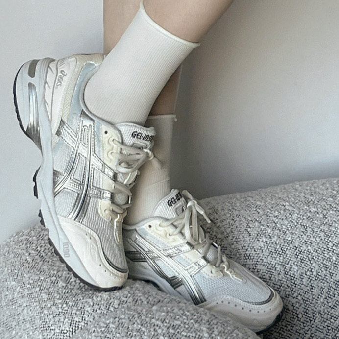 ASICS GEL-1090 奶油白銀 淡綠色 機能 網布 男女鞋 1203A243-104 / 預購