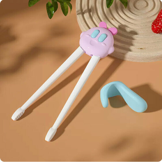 Hotly recommended toddler training chopsticks (tiger mouth training chopsticks - Kirby powder)