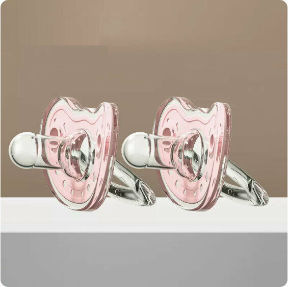 Hot Selling [Pack of 2] Baby Silicone Pacifier (Pink)