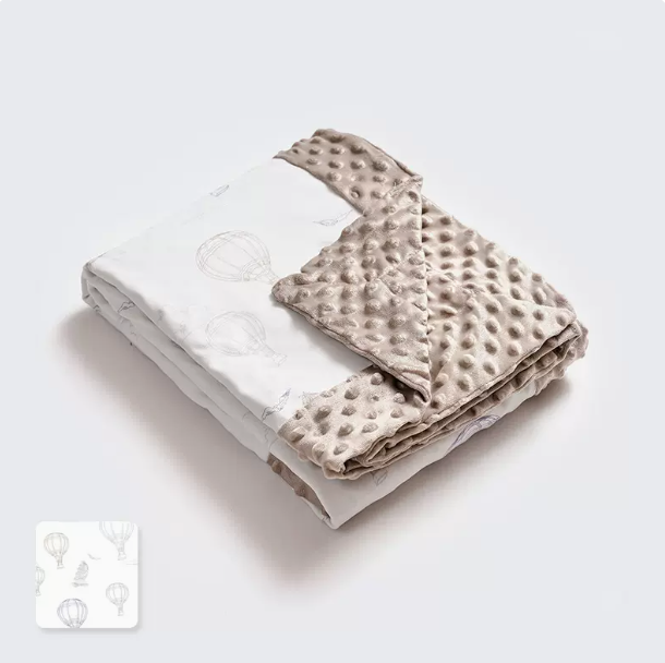 Hot selling baby beanie blanket, children's blanket, small quilt, baby blanket (Coffee Travel Notes)