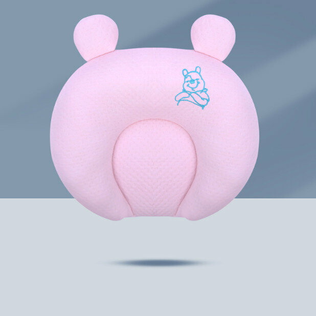 Hot selling baby pillow anti-eccentric head shaping pillow (pink (latex) + adjustment column specification 28*26)