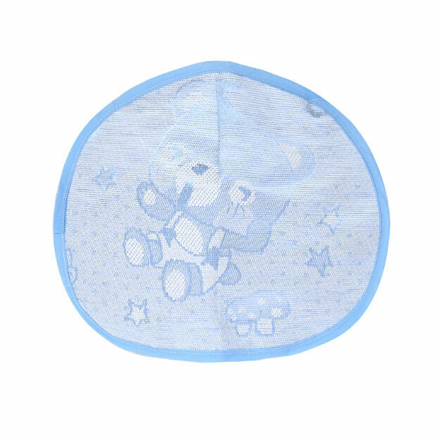 Hot selling baby pillow anti-eccentric head shaping pillow (single seat blue size 28*26)