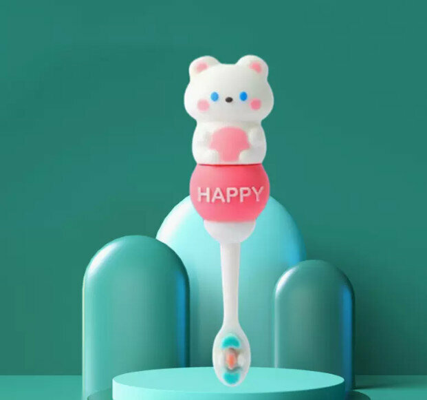 爆款寶寶軟毛牙刷【適用1-6歲】Happy熊】