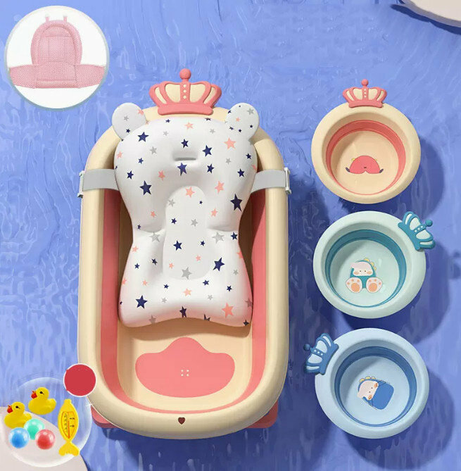 Popular bath basin (Cornus powder + suspended mat + bath net + 3 basins)