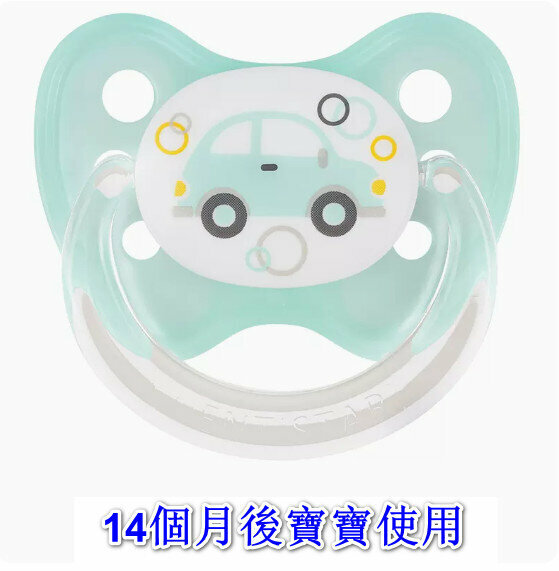 Popular infant pacifier [(green car)] [Applicable: babies after 14 months]