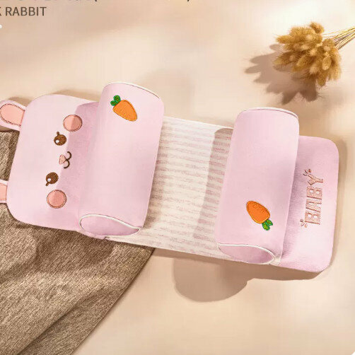 Popular baby pillow buckwheat shaped pillow (pink bunny [suitable for 0-3 years old])