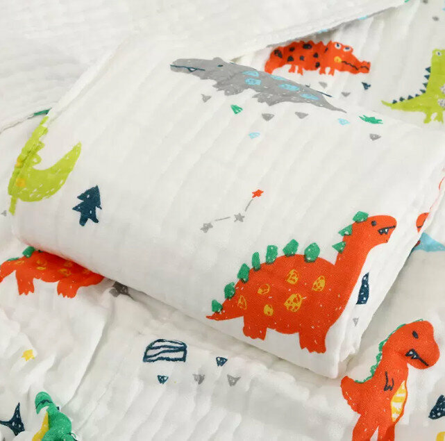 爆款寶寶浴巾【4層高密】大恐龍110*110cm】